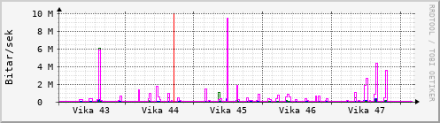 Sustu vikur Graph