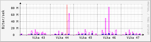 Sustu vikur Graph