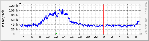 S��ustu klukkustundir Graph