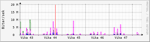 Sustu vikur Graph